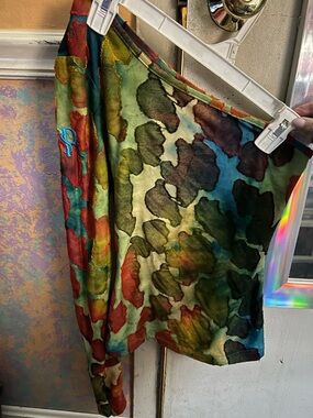 GSUWOO so real. Colorful Watercolor safari/jungle Print two piece set